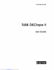Digital Equipment TU58 DECtape II User Manual