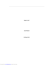 Hame 434T User Manual