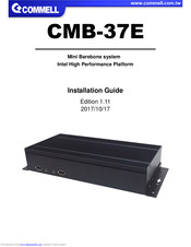 Commell CMB-37E Installation Manual