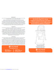 BABYTREND HC07C Instruction Manual