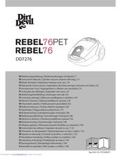 Dirt Devil REBEL76PET Instruction Manual