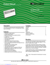 TCS Basys Controls SZ1063 Product Manual