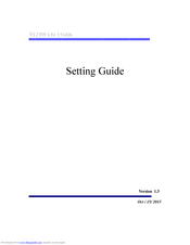 BitaTek Cyclops 1D Settings Manual
