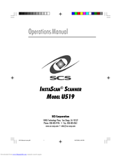 SCS U519 Operation Manual