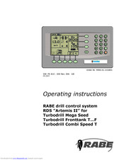 Rabe Fronttank T Operating Instructions Manual