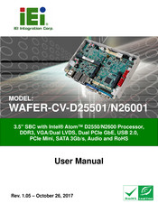 IEI Technology WAFER-CV-N26001 User Manual