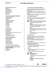 ebm-papst G3G200-GN18-01 Operating Instructions Manual
