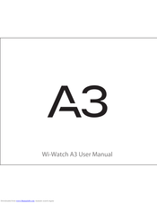 Wi-Watch A3 User Manual
