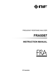 NF FRA5087 Instruction Manual
