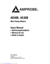 Amprobe AC40B User Manual