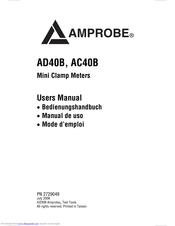 Amprobe AD40B User Manual