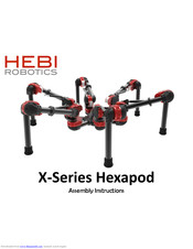 HEBI Robotics X-Series Hexapod Assembly Instructions Manual