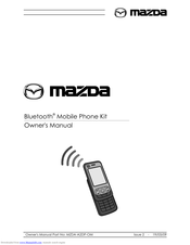 Mazda Bluetooth Mobile Phone Kit Owner's Manual