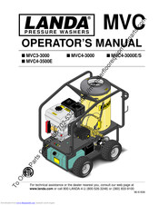 Landa MVC4-3000 Operator's Manual