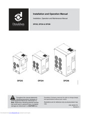Donaldson DFOI3 Installation And Operation Manual