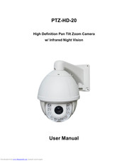 cctv camera pros PTZ-HD-20 User Manual