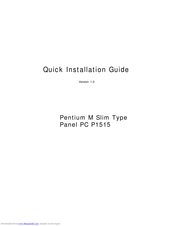 Arbor Technology P1515 Quick Installation Manual