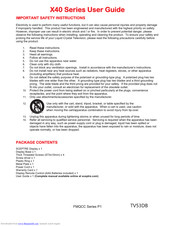 Sceptre X408BV-FHD User Manual