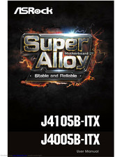 ASROCK J4105B-ITX Manual
