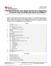 Texas Instruments TPS549B22EVM-847 User Manual