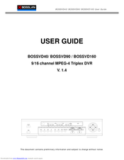Bosslan BOSSVD90 User Manual