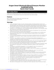 Kogan KABPMBTAPPB Quick Start Manual