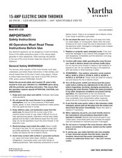 Martha Stewart MTS-22SB Operator's Manual