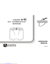 Audiovox VOH10FR Operation Manual