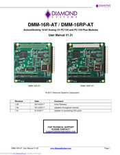 Diamond Systems DMM-16R-AT User Manual