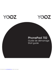 YOOZ PhonePad 702 Start Manual