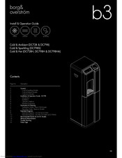 Borg & Overstrom b3 Install & Operation Manual