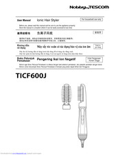 Tescom TICF600J User Manual
