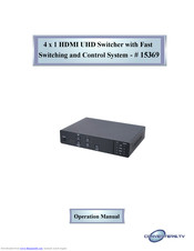 Converters.TV CDPS-UH4H1HFS Operation Manual