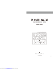 Free The Tone TA-1H Owner's Manual