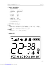 Genex GMRS-1904BLT Basic Operation