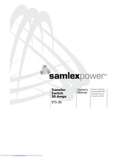 SamplexPower STS-30 Owner's Manual