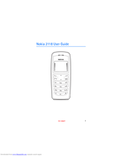 Nokia 2118 User Manual