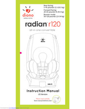 Diono Radian R120 Instruction Manuals