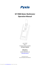 Pyxis SP-700B Operation Manuals