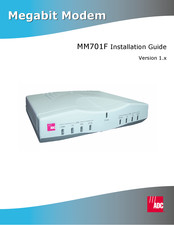 ADC MM701F Installation Manual