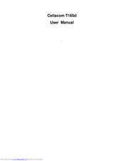 Cellacom T160d User Manual