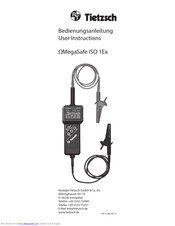 Tietzsch MegaSafe ISO 1Ex User Instructions