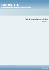 Azuretec AU200G Series Quick Installation Manual