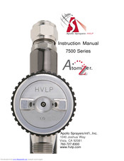 TrueHVLP Apollo 7500 AtomiZer Instruction Manual