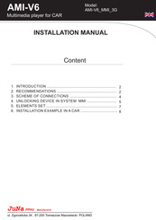 Juna AMI-V6 Installation Manual