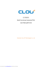 Shenzhen Clou IOT Technologies Co., Ltd CL7202G3 User Manual