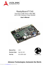 ADLINK Technology ReadyBoard 740 User Manual