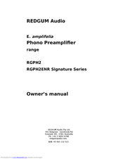Redgum RGPH2ENR Owner's Manual