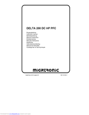 Migatronic Delta 200 DC HP PFC Instruction Manual