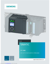 Siemens Simantic S7-1500 Manual